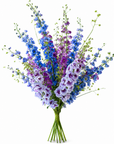 Kunstbloemen boeket | Delphinium Blue Large - NU PUUR & GROEN