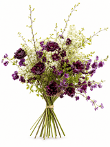 Kunstbloemen boeket | "Limited Edition" Burgundy