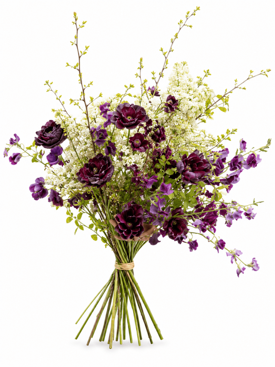 Kunstbloemen boeket | "Limited Edition" Burgundy - NU PUUR & GROEN