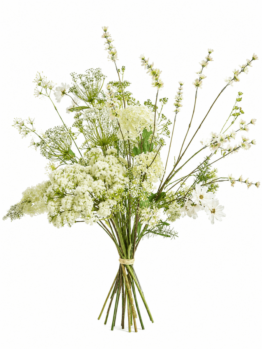 Kunstbloemen boeket | "Limited Edition" White - NU PUUR & GROEN