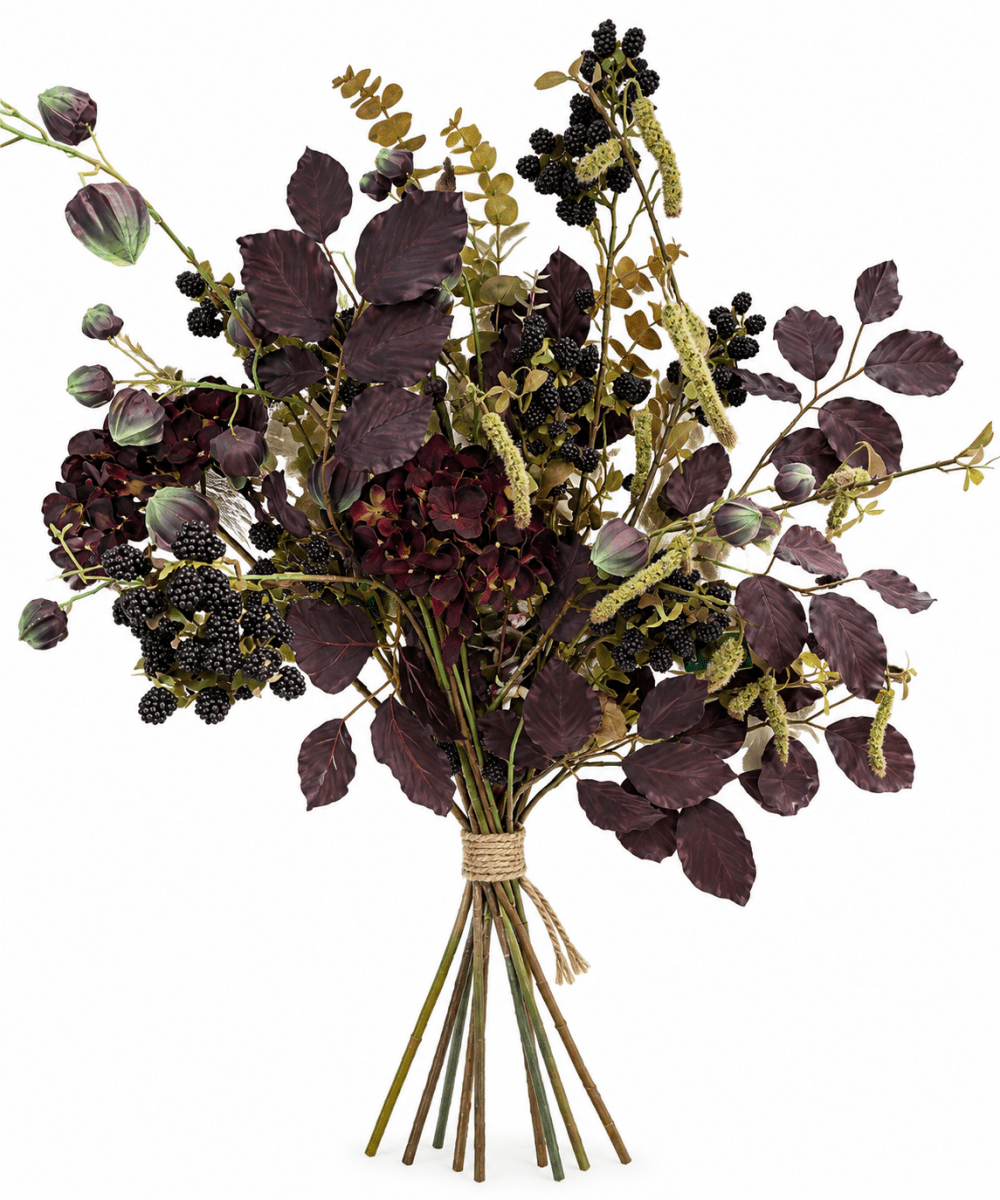 Kunstbloemen boeket | Midnight Berries - NU PUUR &amp; GROEN