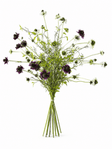 Kunstbloemen boeket | Scabiosa Mix