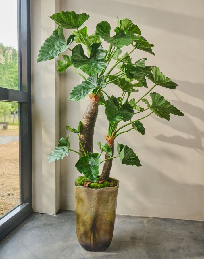 Kunstplant Alocasia Groen | 170 cm - NU PUUR & GROEN