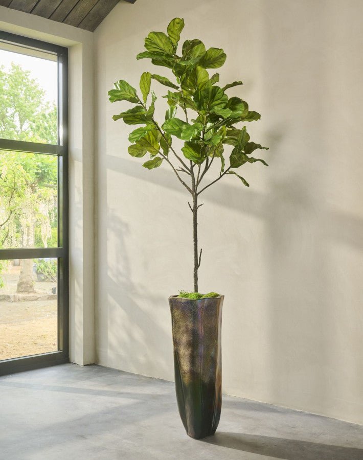 Kunstplant Ficus Groen | 254 cm - NU PUUR & GROEN