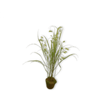 Planta artificial Césped en cepellón con musgo | 120 cm