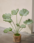Kunstplant Lotus groen | 90 cm - NU PUUR & GROEN