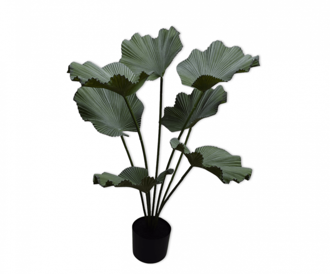 Kunstplant Lotus groen | 90 cm - NU PUUR & GROEN