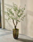 Kunstplant Olijf Boom Groen | 198 cm - NU PUUR & GROEN