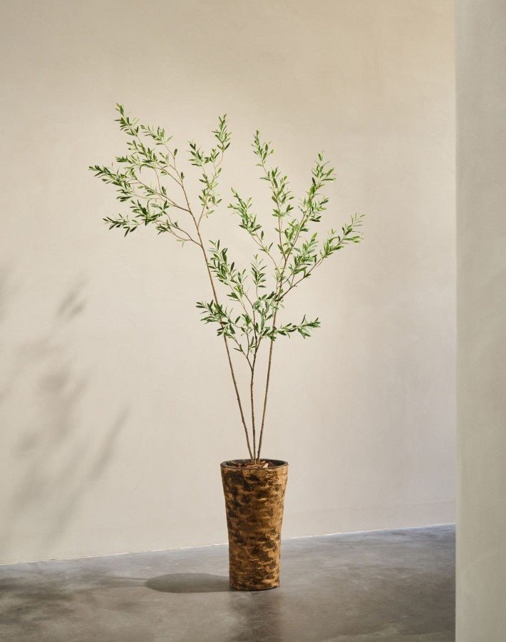 Kunstplant olijfboom groen | 227 cm - NU PUUR & GROEN