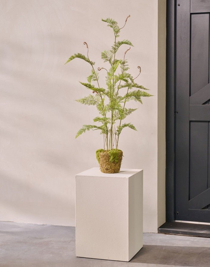 Kunstplant Varen op Kluit met Mos | 122 cm - NU PUUR & GROEN