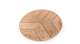 Lazy Faye Turntable | Teak Natural Grey