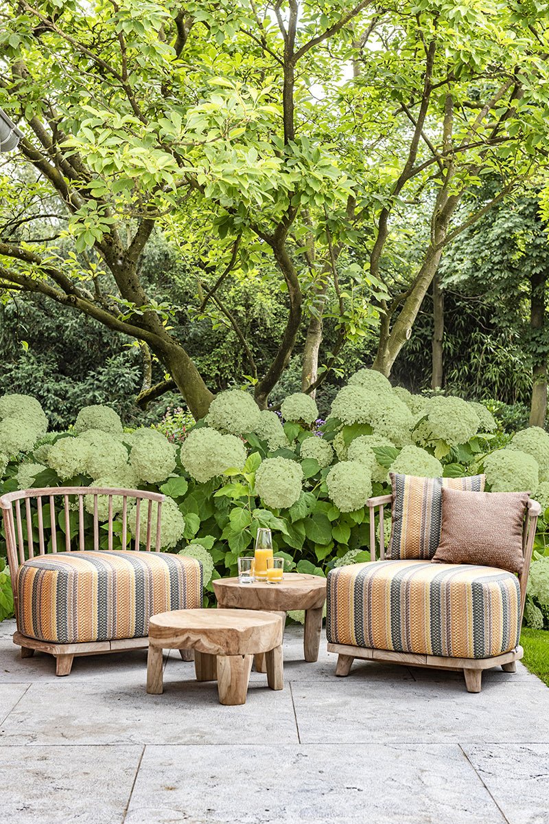 Lounge Carol 1-Seater | Teak Natural Grey - NU PUUR & GROEN