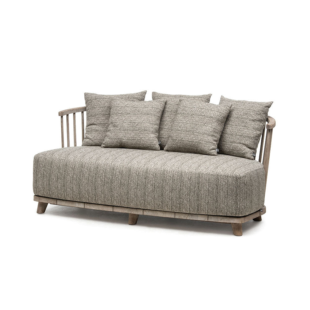 Lounge Carol 2-Seater | Teak Natural Grey - NU PUUR & GROEN