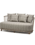Lounge Carol 2-Seater | Teak Natural Grey - NU PUUR & GROEN