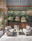 Lounge Carol 2-Seater | Teak Natural Grey - NU PUUR & GROEN