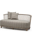 Lounge Carol 2-Seater | Teak Natural Grey - NU PUUR & GROEN
