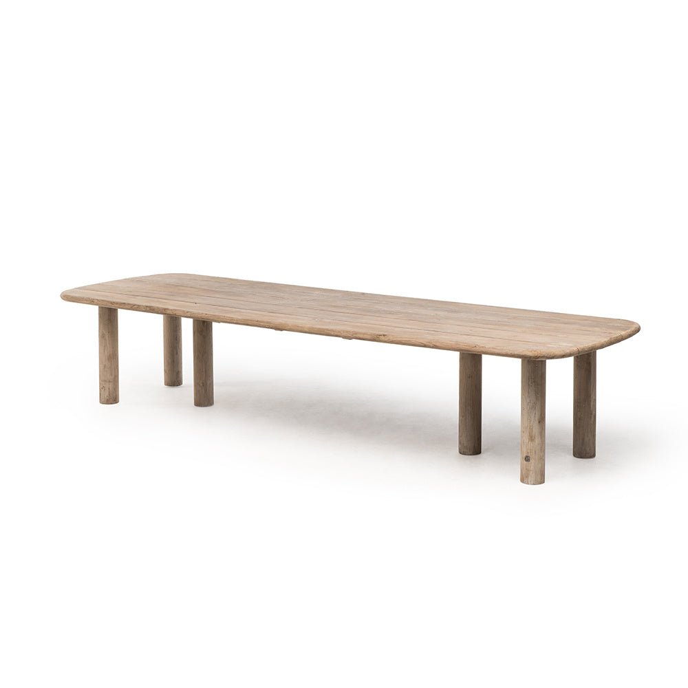 Low Table Carlo | Reclaimed Teak Natural Grey - NU PUUR & GROEN