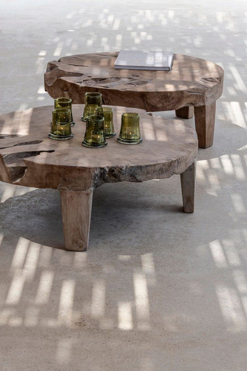 Low Table Samba XXL | Teak Root Natural Grey - NU PUUR & GROEN