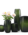Vase Malibu Haut | Gris acier noir