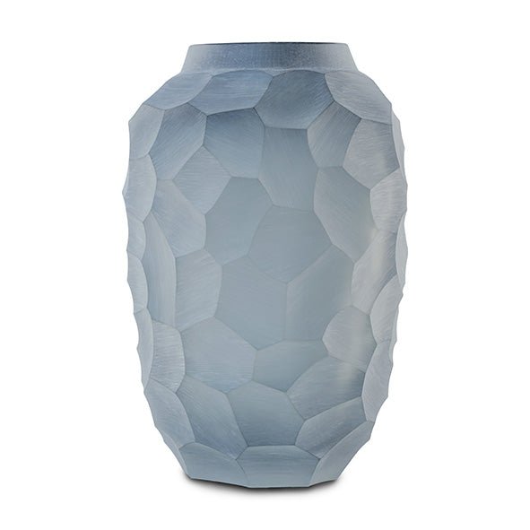 Masterpiece Vaas Antrim Tall | Indigo/Clear - NU PUUR & GROEN