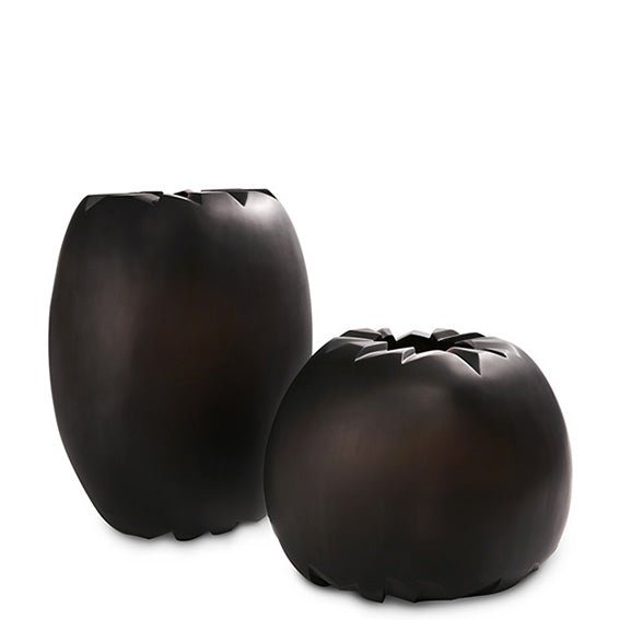 Masterpiece Vaas Penombra Round | Dark Smokegrey - NU PUUR & GROEN