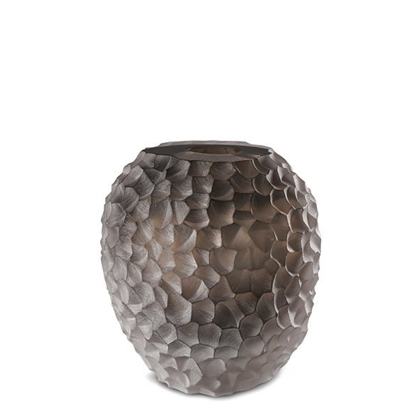 Masterpiece Vaas Uyuni Small | Dark Smokegrey/Clear - NU PUUR & GROEN