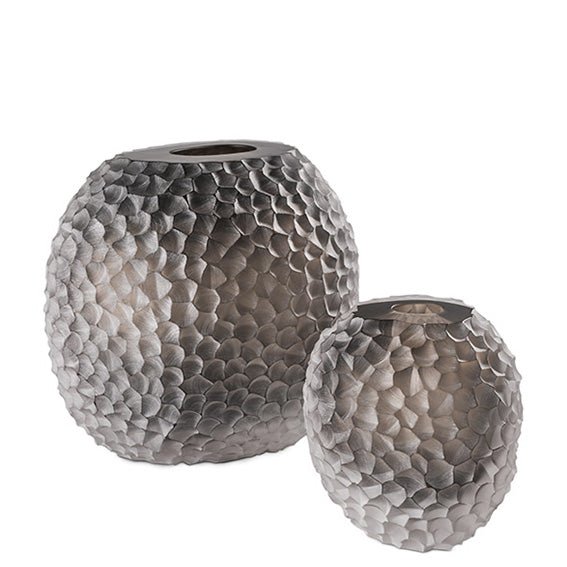 Masterpiece Vaas Uyuni Small | Dark Smokegrey/Clear - NU PUUR & GROEN