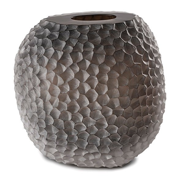 Masterpiece Vaas Uyuni Tall | Dark Smokegrey/Clear - NU PUUR & GROEN