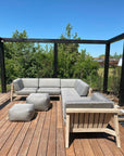 Ottoman Copenhague | Teak Natural Grey - NU PUUR & GROEN