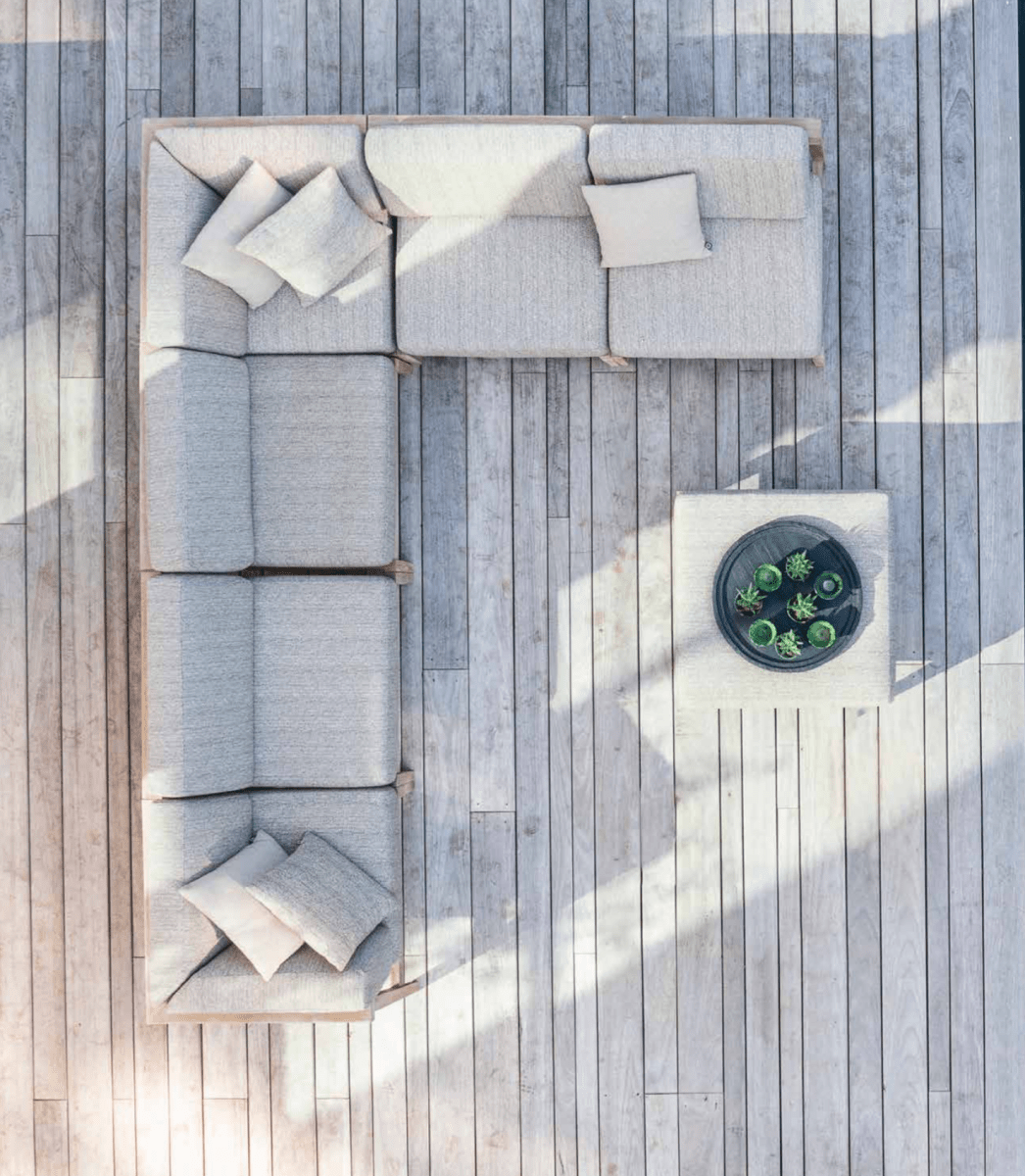 Ottoman Copenhague | Teak Natural Grey - NU PUUR & GROEN