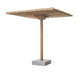 Parasol Yasmin | CL PE Wicker Natural / Teak & Concrete
