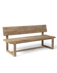 Park Bench Oslo Small | Teak Natural Grey - NU PUUR & GROEN