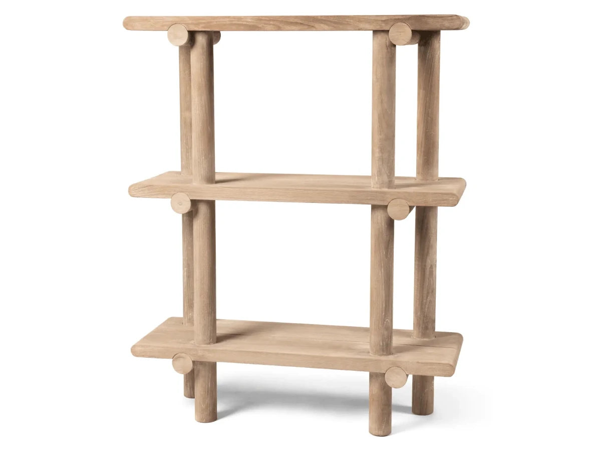 Rack Rolf | Teak Natural Grey - NU PUUR & GROEN