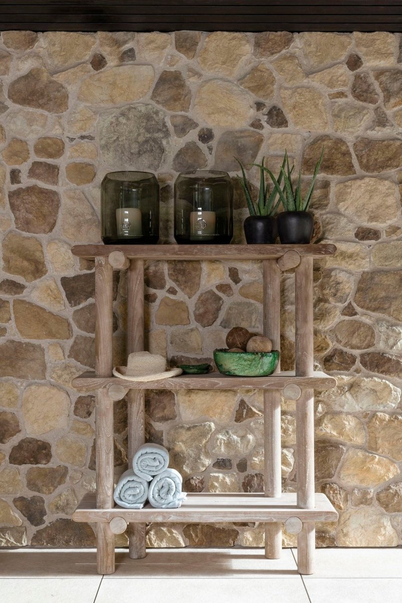 Rack Rolf | Teak Natural Grey - NU PUUR & GROEN