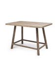Rectangular Bar Table Mieke | Teak Natural Grey - NU PUUR & GROEN
