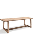 Rectangular Table Dennis Large | Reclaimed Teak Natural Grey - NU PUUR & GROEN
