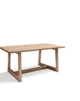 Rectangular Table Dennis Small | Reclaimed Teak Natural Grey - NU PUUR & GROEN