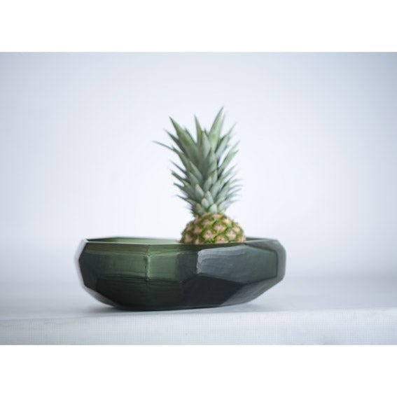 Schaal Cubistic | Black Steelgrey - NU PUUR & GROEN