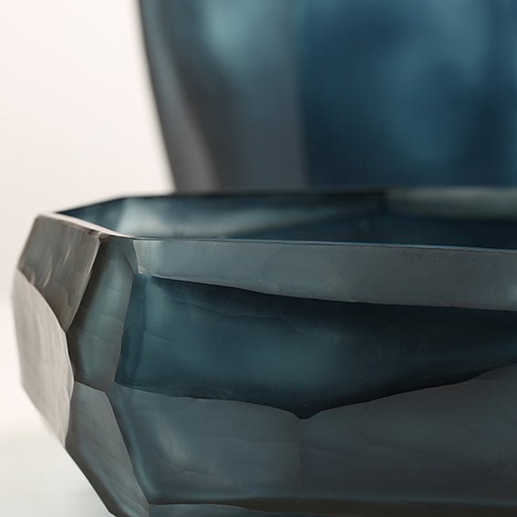 Schaal Cubistic | Ocean Blue/Indigo - NU PUUR & GROEN