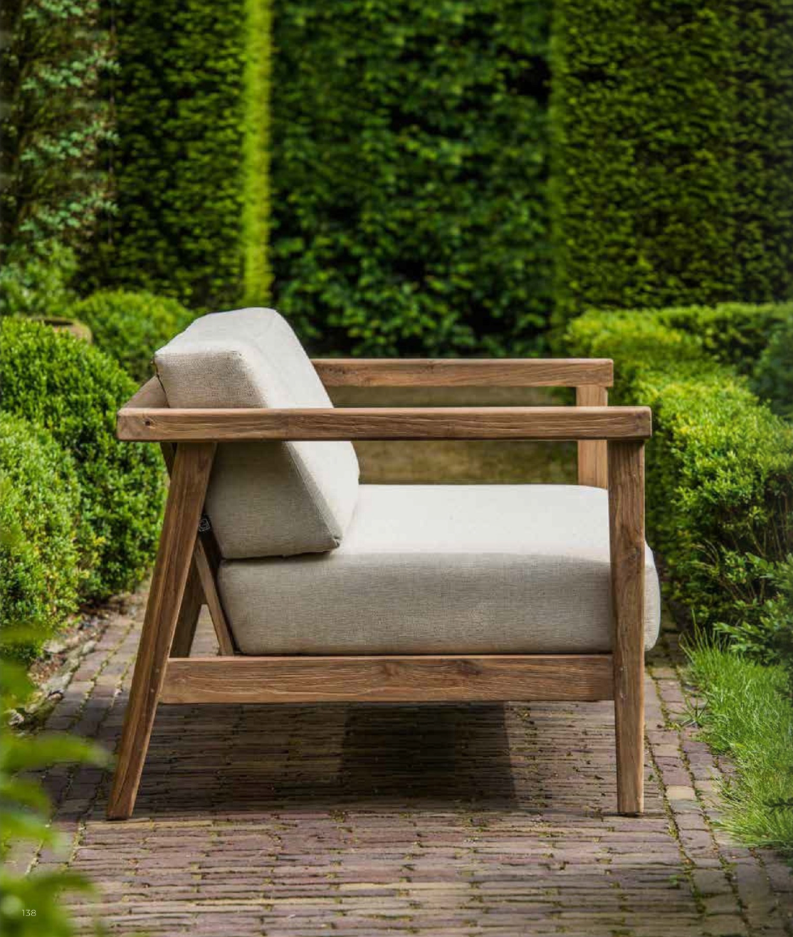 2-Seater Copenhague | Teak Natural Grey