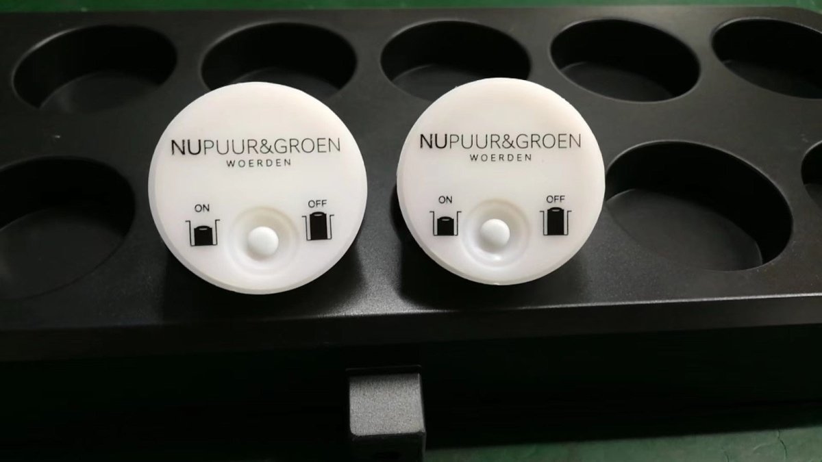 Set van 12 Luxe Oplaadbare LED-Theelichtjes - NU PUUR &amp; GROEN