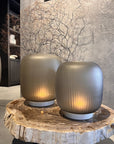 Set van 12 Luxe Oplaadbare LED-Theelichtjes - NU PUUR & GROEN