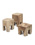 Side Table Doblo | Teak Root Natural Grey - NU PUUR & GROEN