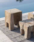 Side Table Doblo | Teak Root Natural Grey - NU PUUR & GROEN