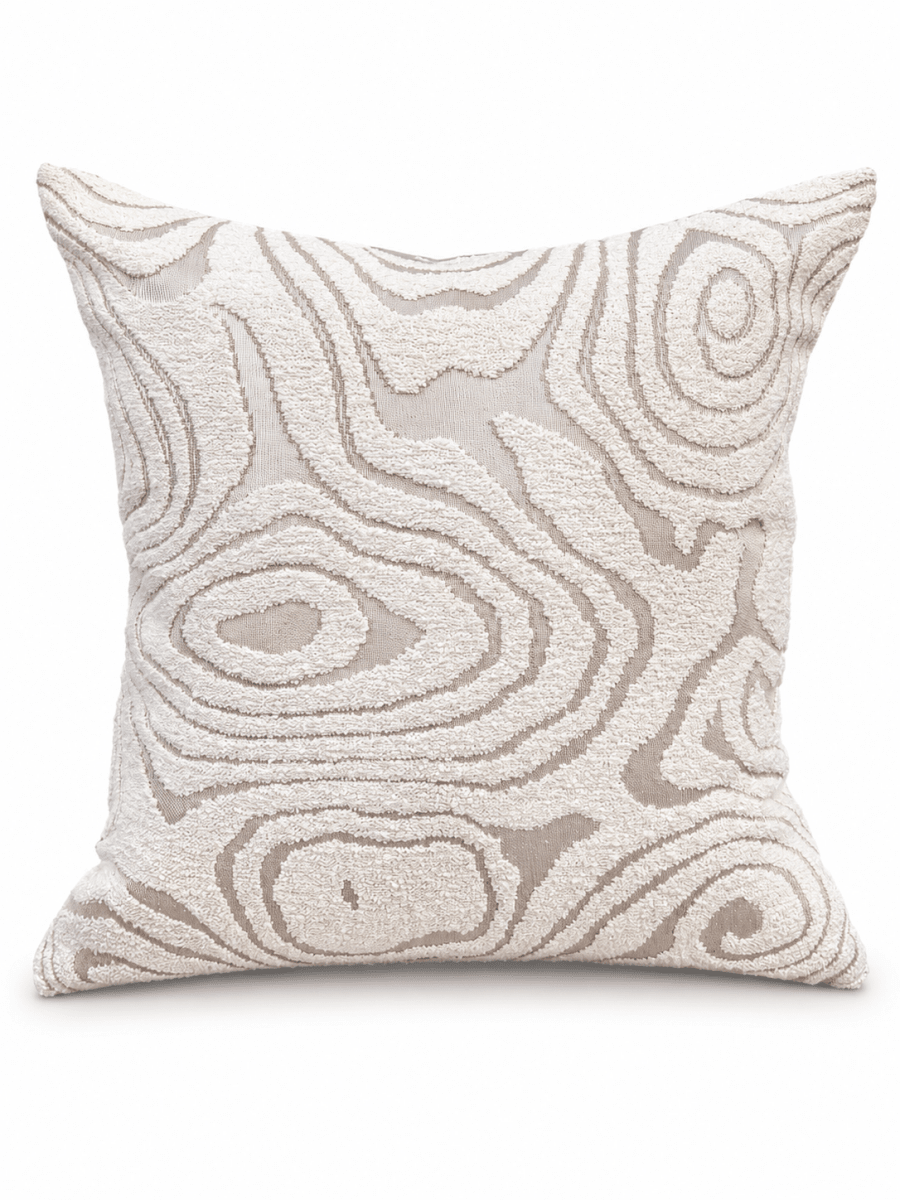 Sierkussen | Solène Beige/Creme 50x50 cm - NU PUUR &amp; GROEN