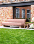 Sofa Edge | Teak Natural Grey & PE Wicker Antique Weed - NU PUUR & GROEN