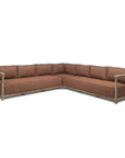 Sofa L Shape Mieke | Teak Natural Grey / PE Wicker Sand - NU PUUR & GROEN