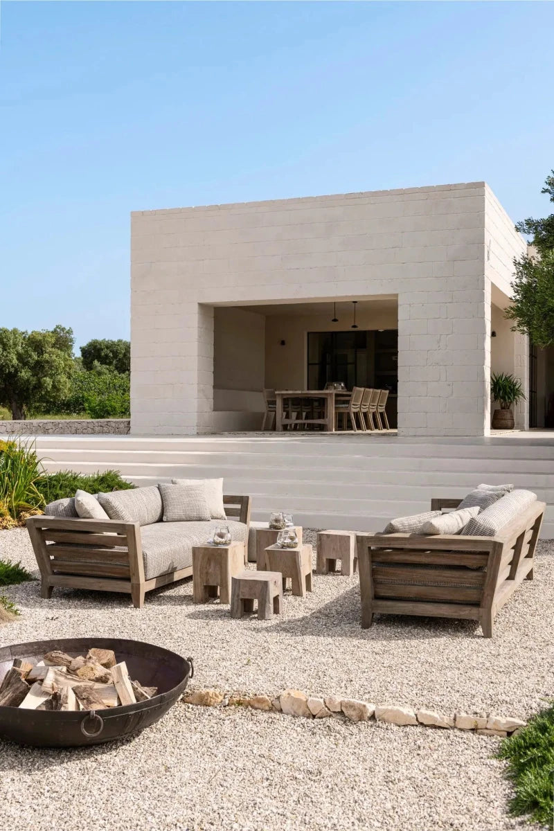 Sofa Mia 3-Seater | Teak Natural Grey - NU PUUR & GROEN