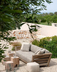 Sofa Mia 3-Seater | Teak Natural Grey - NU PUUR & GROEN