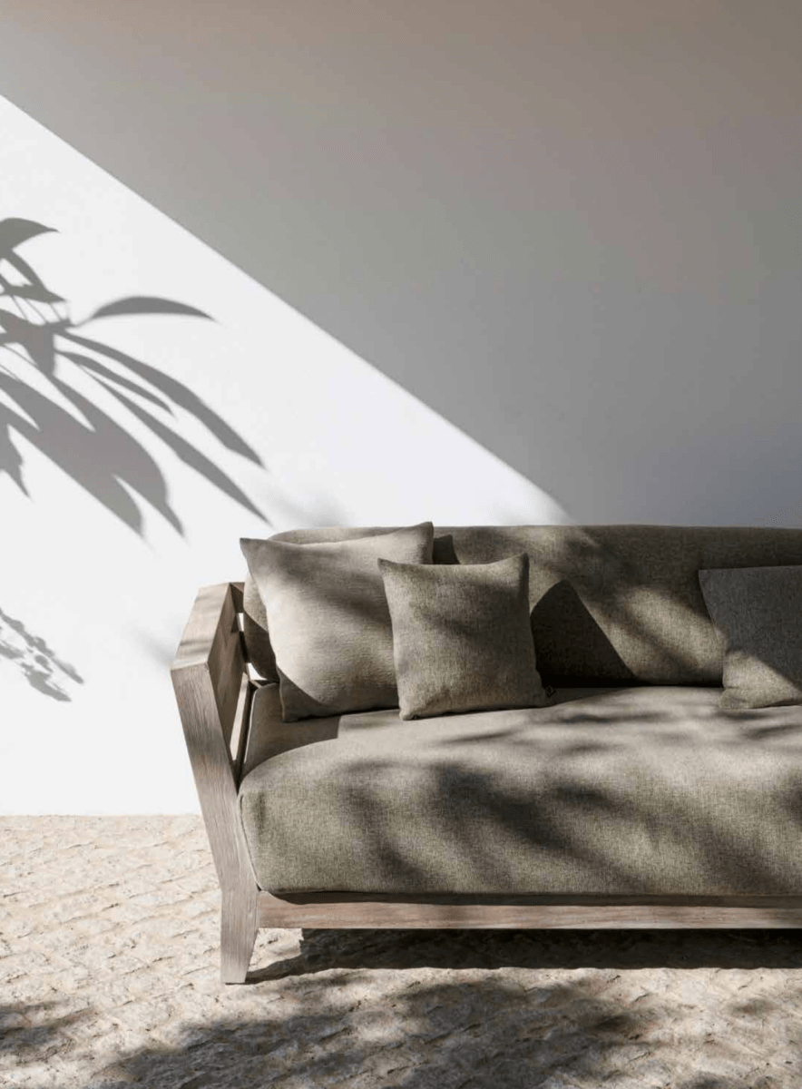 Sofa Mia 3-Seater | Teak Natural Grey - NU PUUR & GROEN